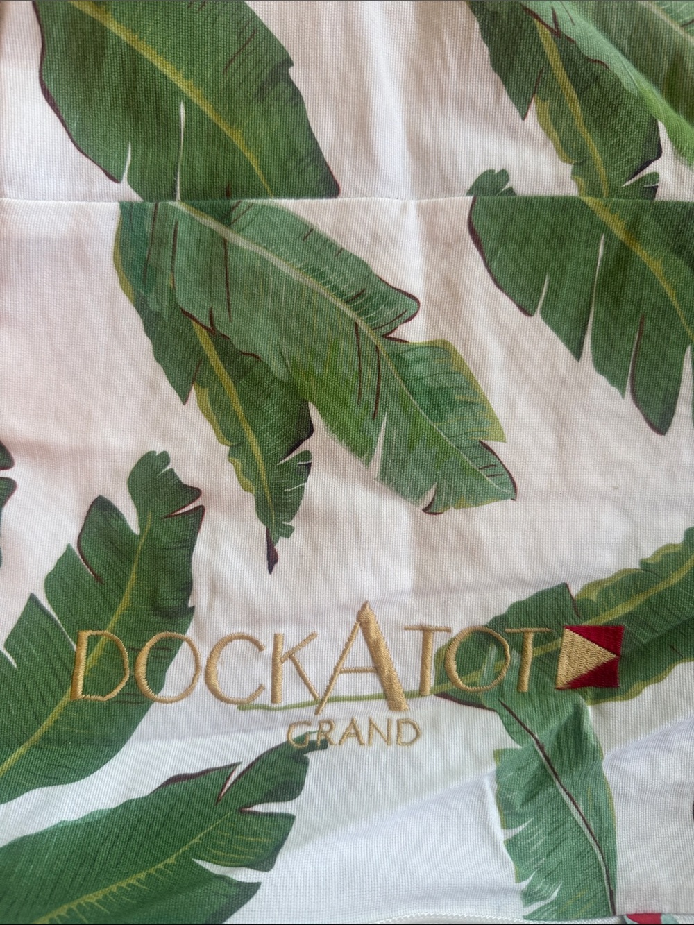 DockATot Grand Kids Lounger Cover - Green Leaf